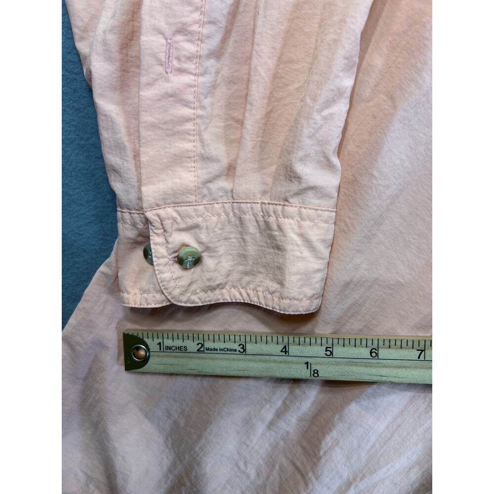 Bimini Bay Fishing Shirt Mens XL Peach Long Sleeve Vented Performance Pockets - Picture 14 of 15